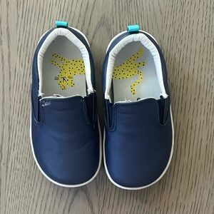 Kids Navy Slip-On Sneakers - Comfortable Everyday Shoes